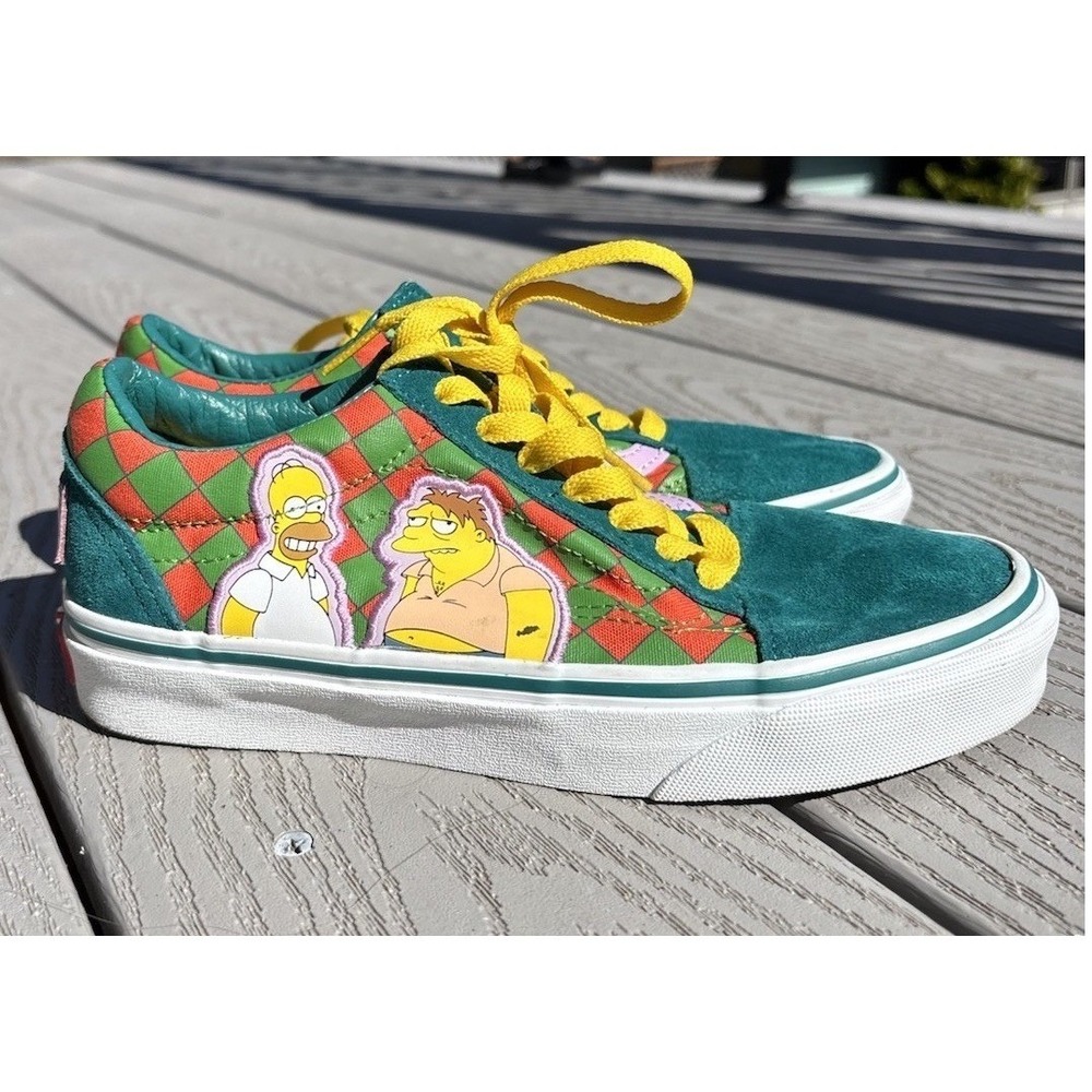 Vans Old Skool x The Simpsons Moe's Tavern Sneaker Shoes Men's 4.5 Women's 6
